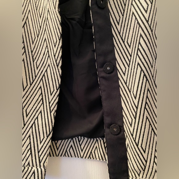 Banana Republic Chevron Blazer Jacket size XS Petite - Picture 3 of 7